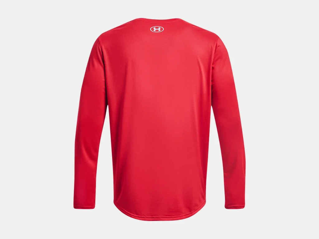 Under Armour Team Tech Long Sleeve Tee - Red - Image 2