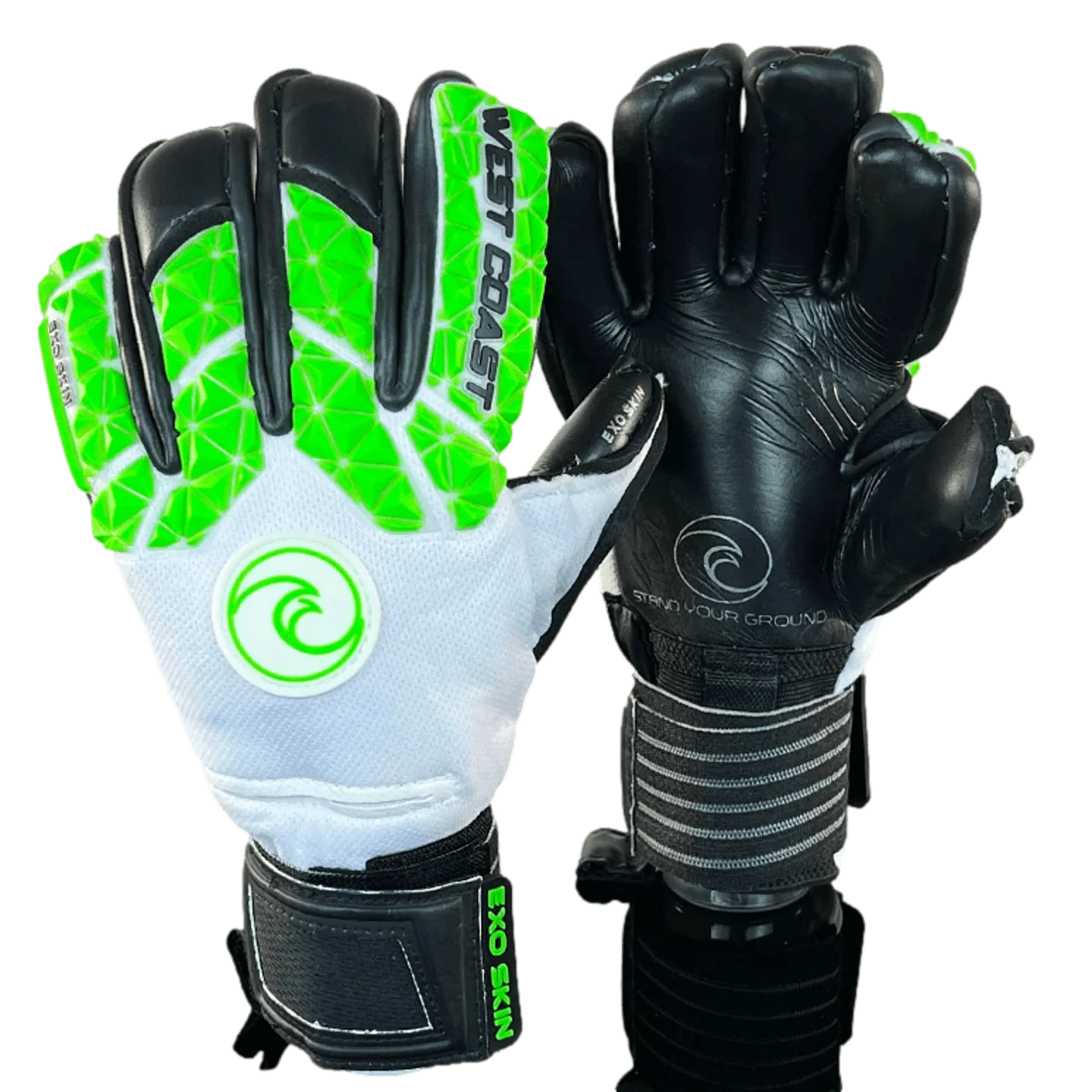 West Coast Quantum Exo Toxic Goalkeeper Gloves - Image 2